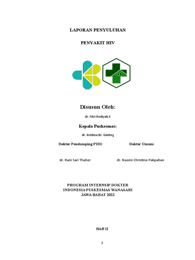 Disusun Oleh:: Laporan Penyuluhan Penyakit Hiv | PDF