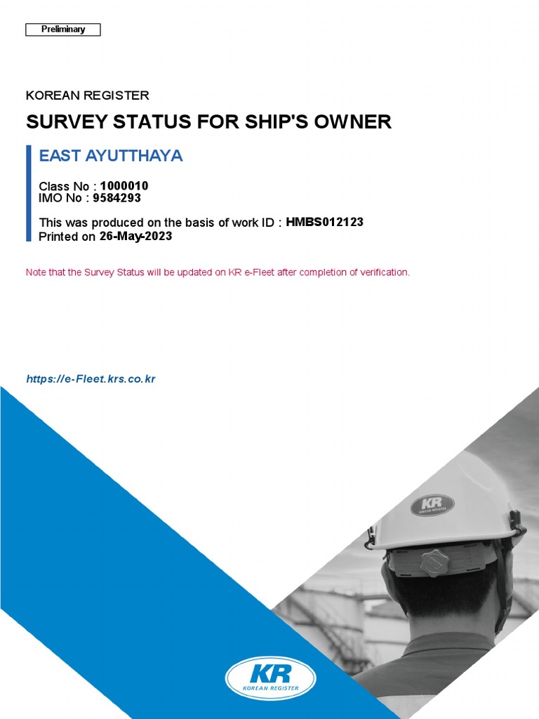East Ayutthaya - Class Status Report 26 May 2023 | PDF | Dangerous ...