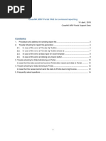 FAQ For On-Board Reporting