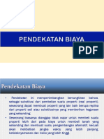 Pendekatan Biaya