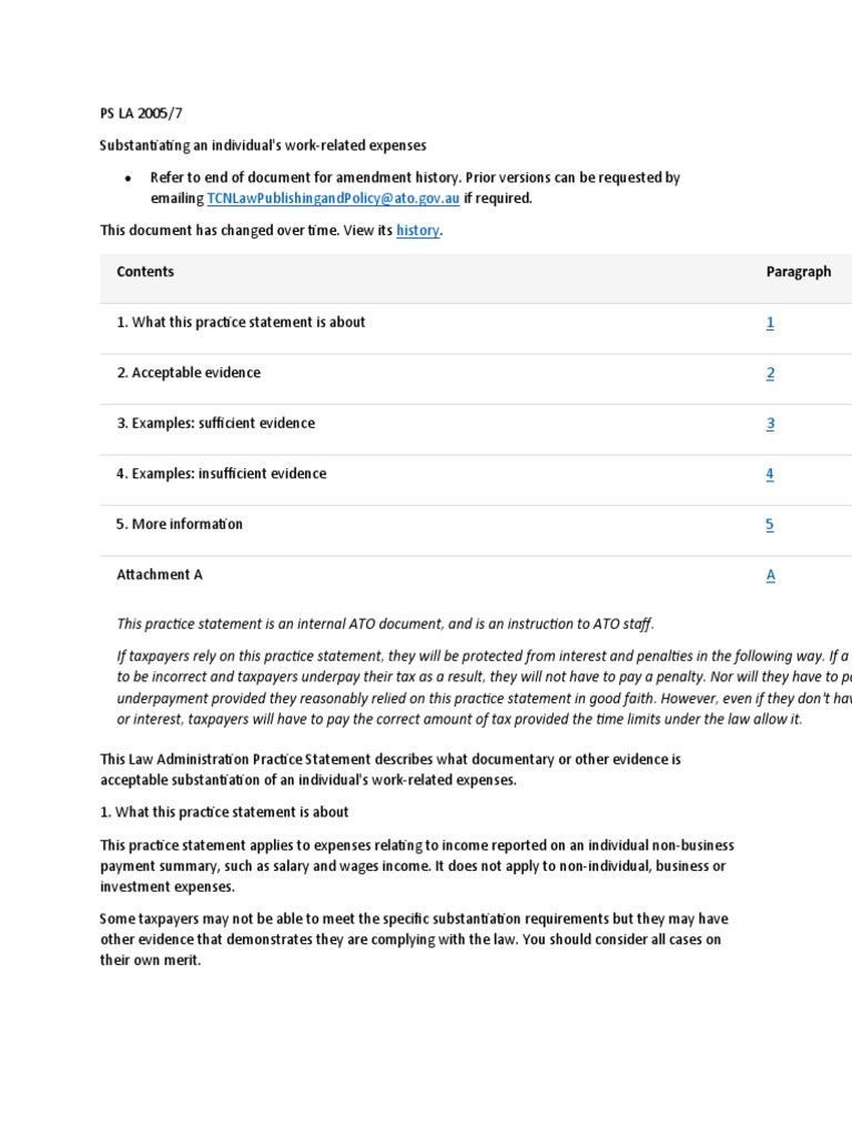 Substantiating Work-Related Expenses | PDF | Invoice | Receipt