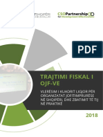 Trajtimi Fiskal I OJF-ve - Vlerësim I Kuadrit Ligjor Për Organizatat Jo-Fitimprurëse Në Shqipëri, Dhe Zbatimit Të Tij Në Praktikë