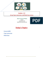 Lecture 3.5-Array Type Conversion Math Class