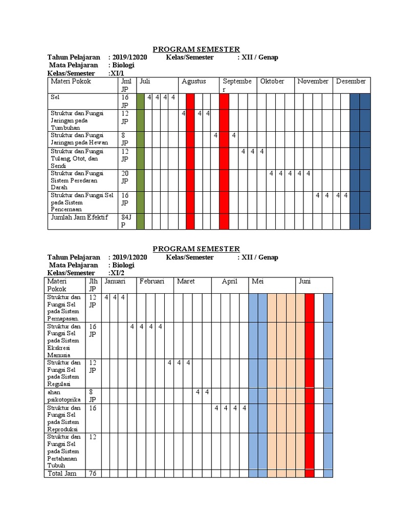 Program Semester | PDF