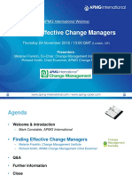 Webinar Finding Effective Change Managers