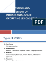 Presentation and Management of Intracranial Space Occupying Lesions (Icsol)