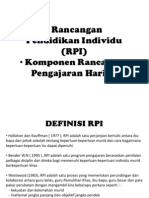 Rancangan Pendidikan RPI