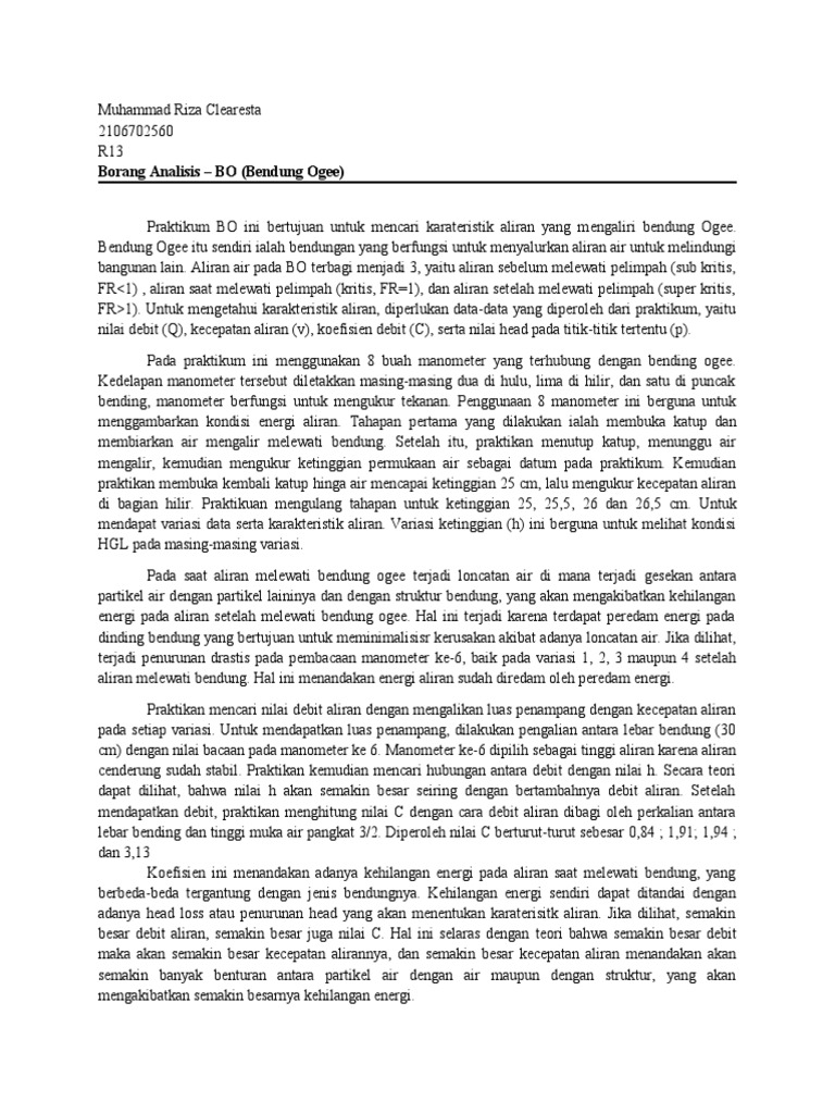 BA - BO - Muhammad Riza Clearesta - 2106702560 - Asis1 | PDF | Ilmu ...