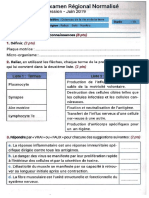 Correction Exam SVT 3ac Modèle1