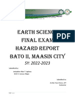 Hazard Report - BSED 1 - Laplana, J.M.T