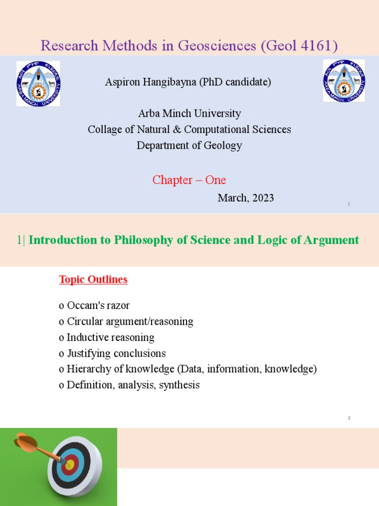 Research Methods in Geosciences | PDF | Deductive Reasoning | Argument