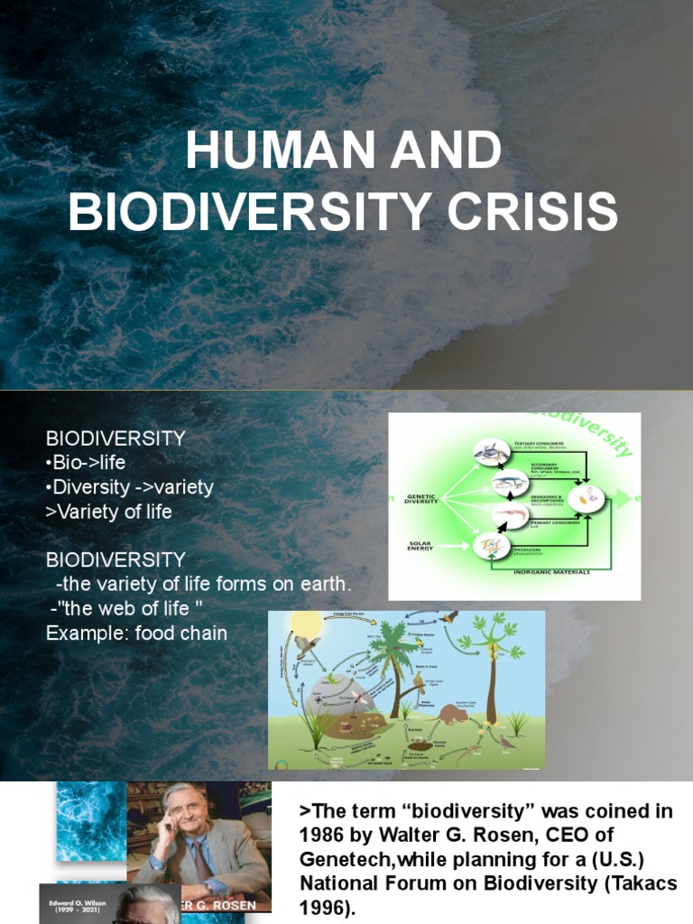 EE2- Human & Biodiversity Crisis | PDF | Evolution | Biodiversity