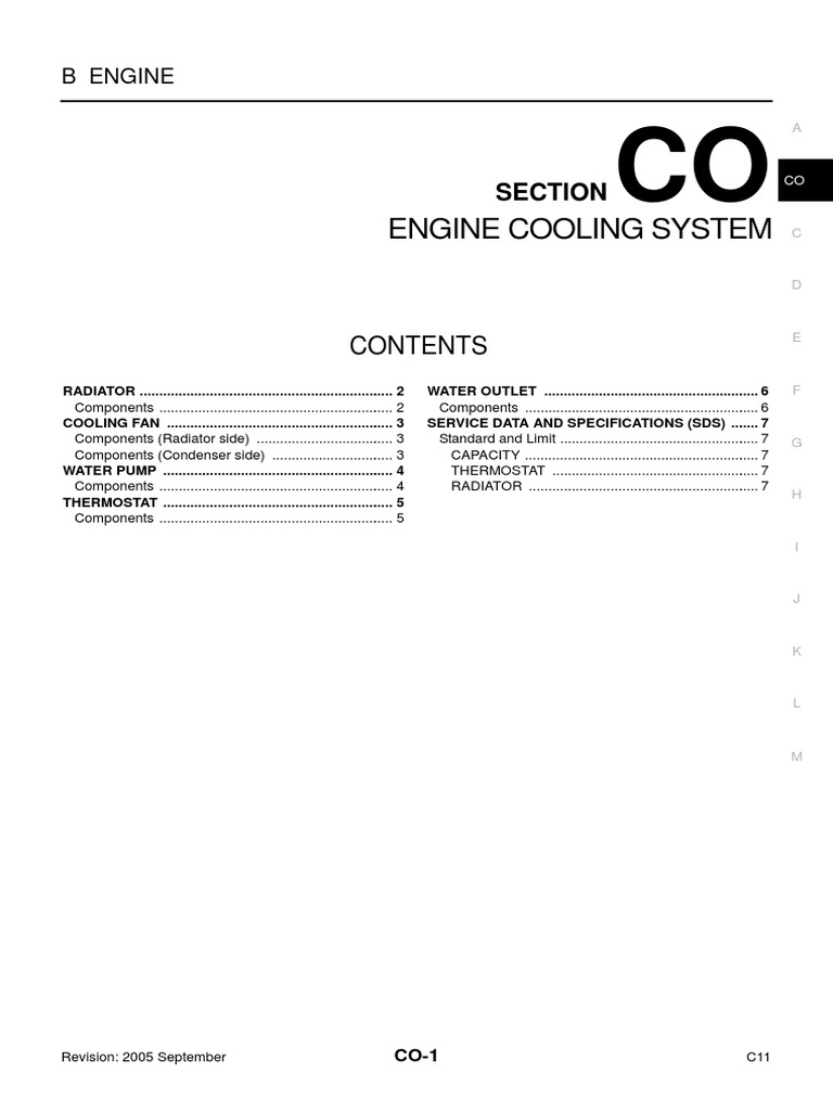 Co Engine Cooling System PDF Engineering Thermodynamics Vehicle
