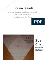 Foldable Ohm's Law