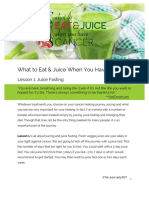 What To Eat and Juice When You Have Cancer Lesson 1