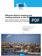 Efficient Distric Heating and Cooling Systems 