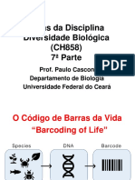 7a Aula - O Código de Barras Da Vida - A Coleção Taxonômica