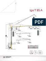 IgoT85A - Self Erecting Tower Crane Data Sheet