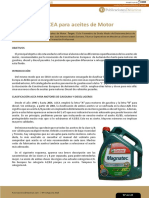 Clasificación ACEA para Aceites de Motor: Objetivos