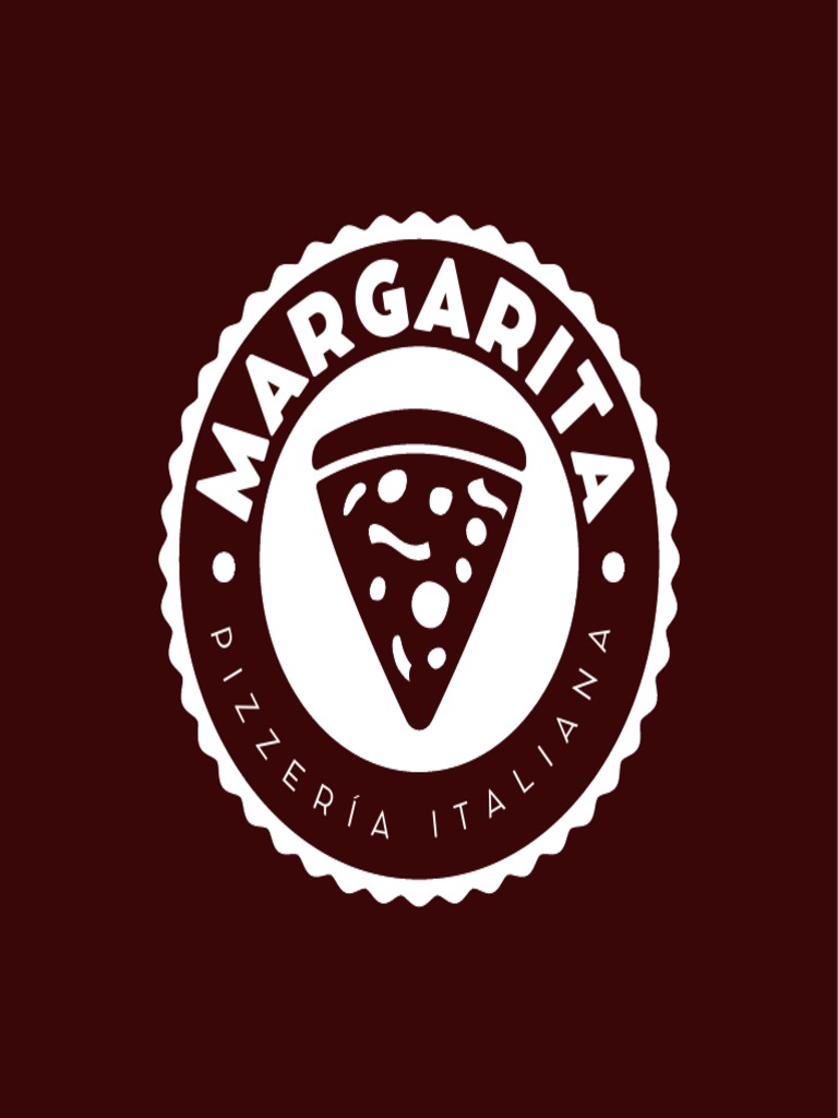 Bonito Logotipo Sello Circular Pizzeria Granate PDF