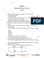 Effects of Electric Current