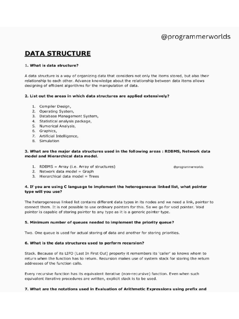 Data Structure | PDF