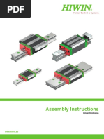 Guia Instalacao Guias Lineares Linear Guidewaypdf