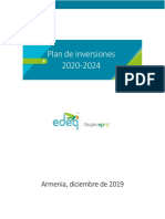 Plan de Inversiones CREG EDEQ 2020 2024