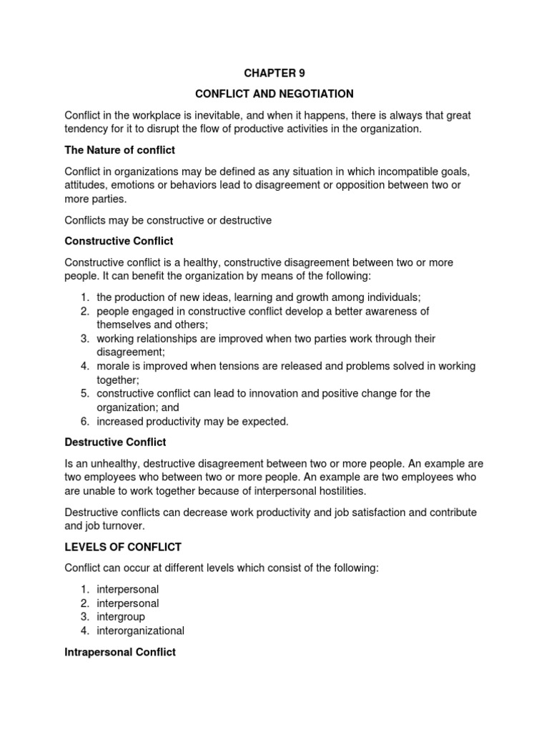 Understanding Workplace Conflict Dynamics | PDF | Negotiation ...
