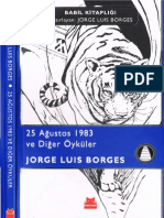 25 Ağustos 1983 Ve Diğer Öyküler - Jorge Luis Borges