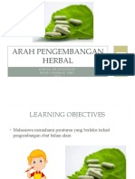 Arah Pengembangan Herbal