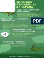 Infografia Reciclaje Ecologia Ilustrado Verde Oscuro