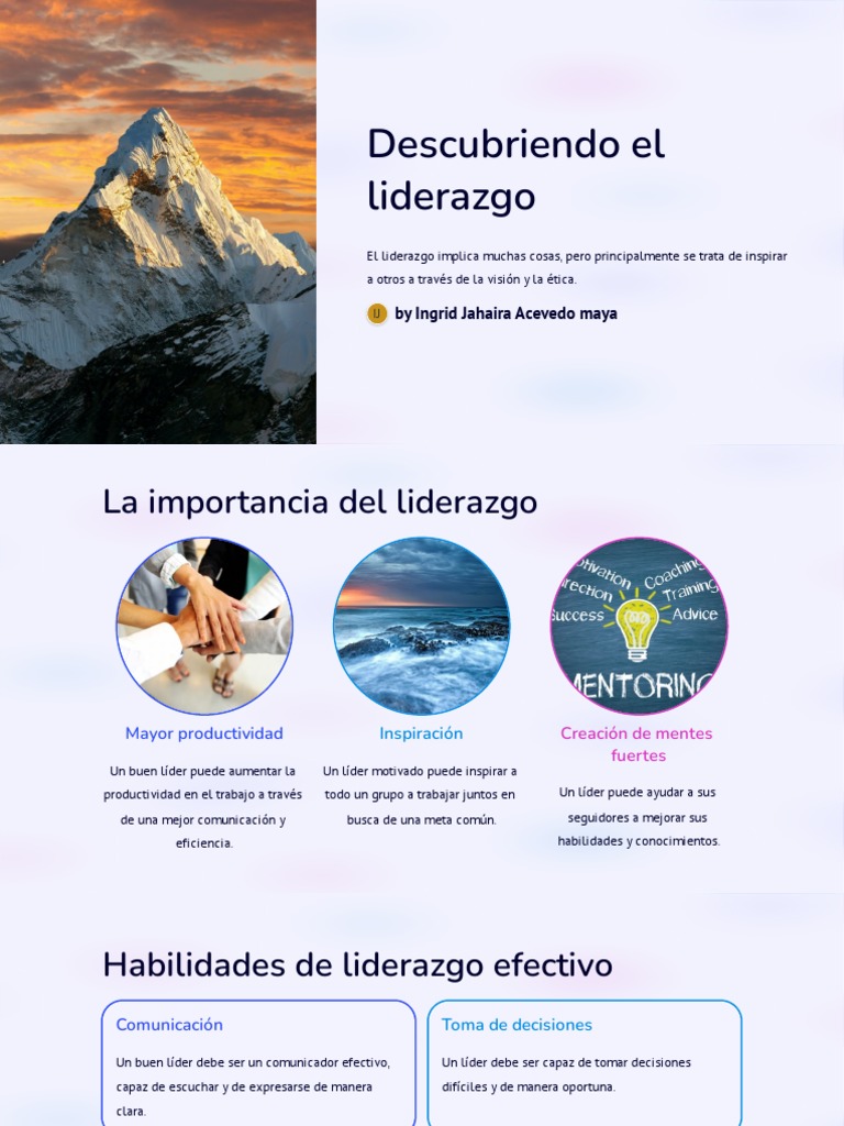 Claves para un Liderazgo Efectivo | PDF | Liderazgo | Toma de decisiones