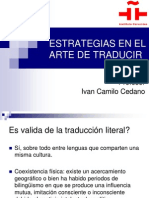 Estrategias en El Arte de Traducir