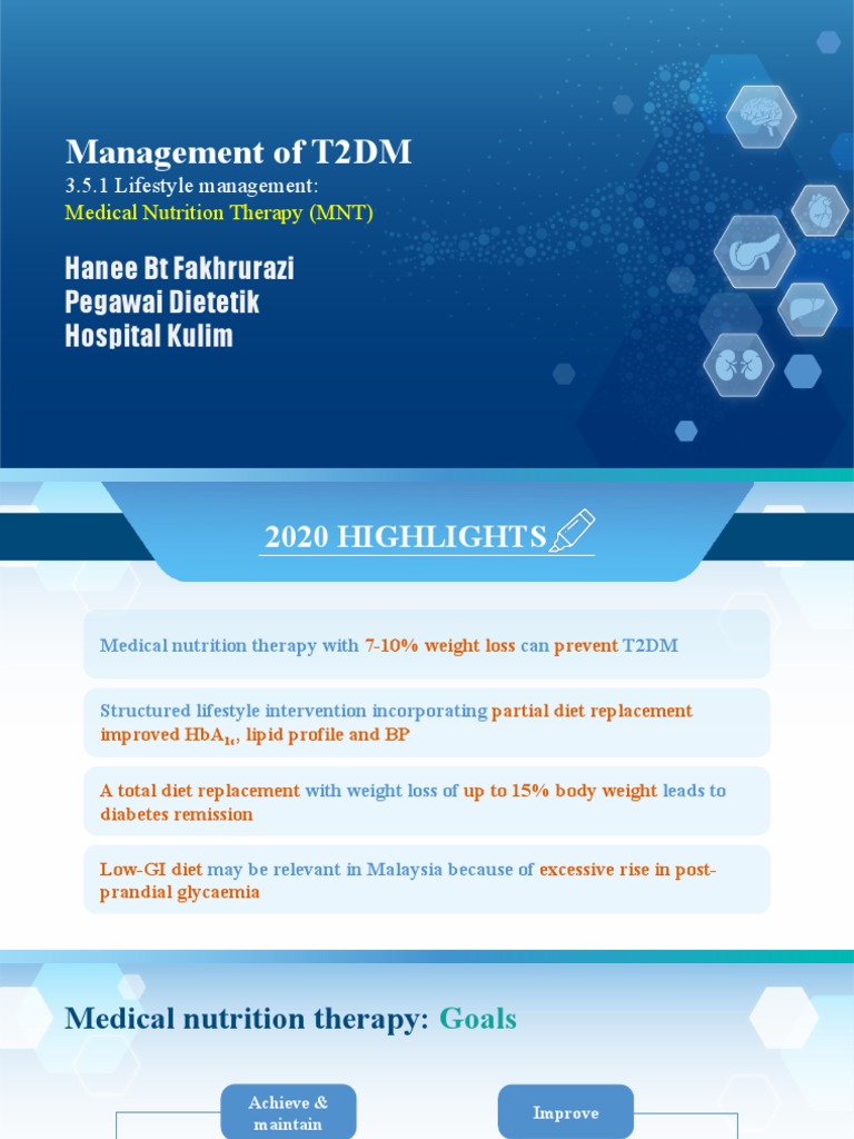 MNT Strategies for T2DM Management in Malaysia | PDF | Dieting | Sugar ...