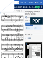 Dreamy Night - Comfi Beats Lilypichu Piano Solo Sheet Music For Piano (Solo)