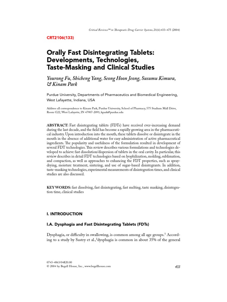 Orally Fast Disintegrating Tablets Tablet (Pharmacy) Pharmaceutical