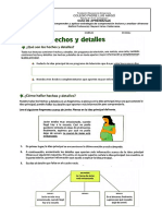 Hechos y Detalles y La Secuencia PDF