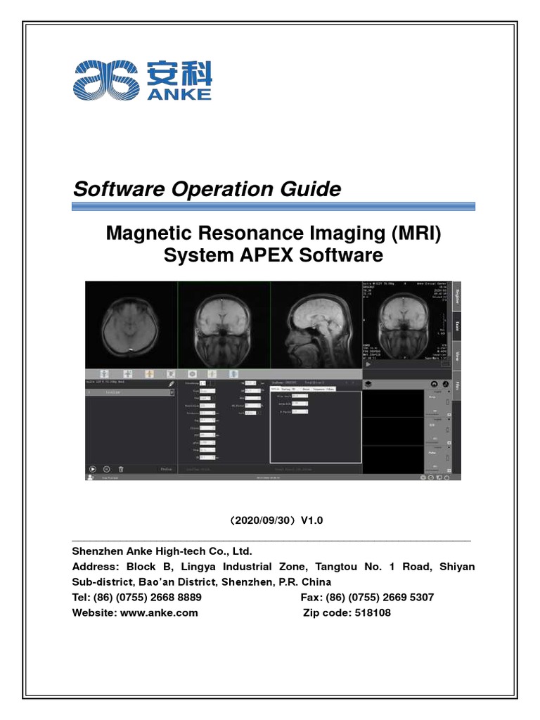 ANKE MR Software Operation Manual | PDF | Cursor (User Interface ...