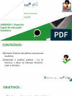 Slides Unidade 1 Aspectos Legais Da Educação Brasileira