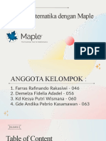 Presentasi Maple Kelompok 4