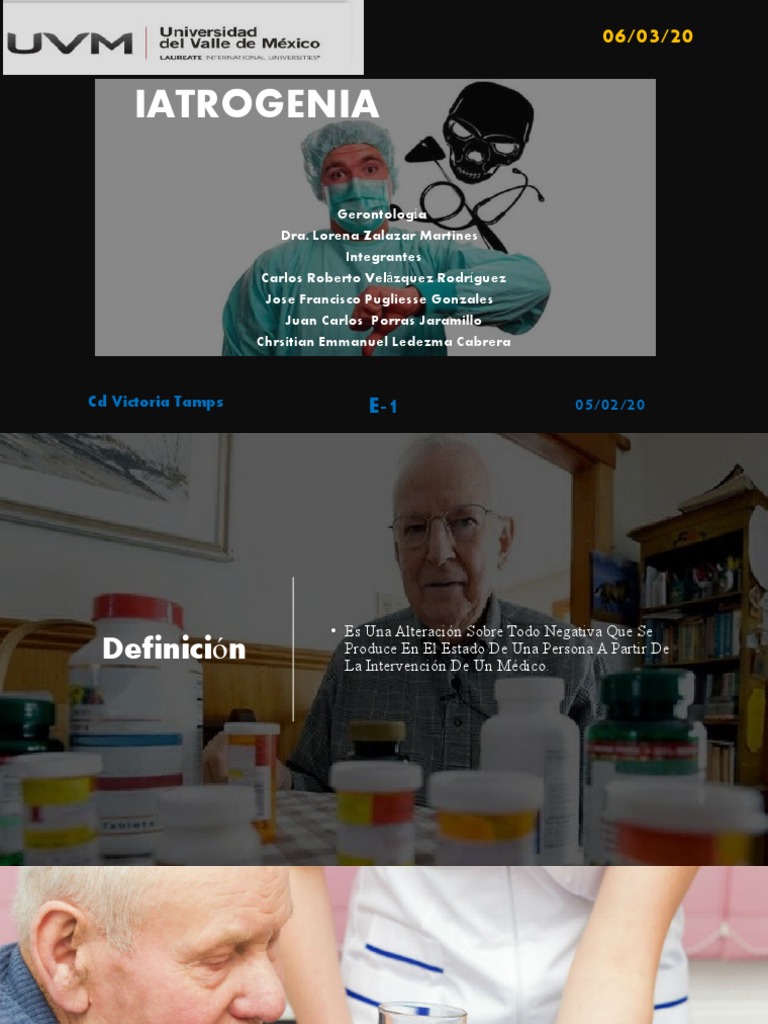 Iatrogenia PDF Medicina CLINICA Medicina