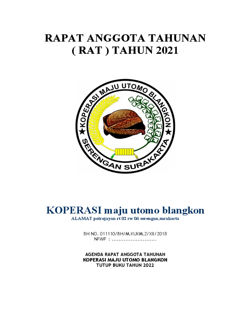 Contoh Laporan Rat | PDF