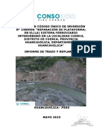 Informe de Trazo y Replanteo - Cuenca - 2