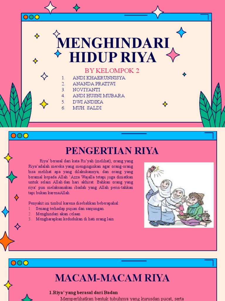 Cara Menghindari Riya dalam Ibadah | PDF | Gaya Hidup