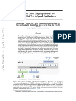 Neural Codec Language Models Are Zero-Shot Text To Speech Synthesizers