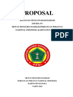 Proposal Musda Iv DPD Ppni Kab Bangka 2023