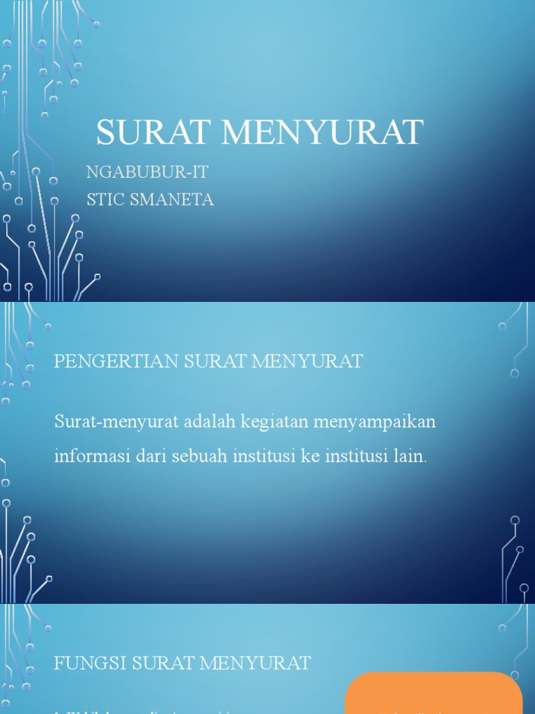Surat Menyurat | PDF | Karier & Perkembangan
