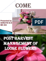 Post Harvest Management of Loose Flowers