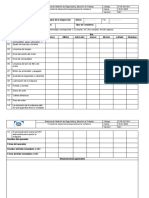 Formato de Inspección Preoperacional Cortadora